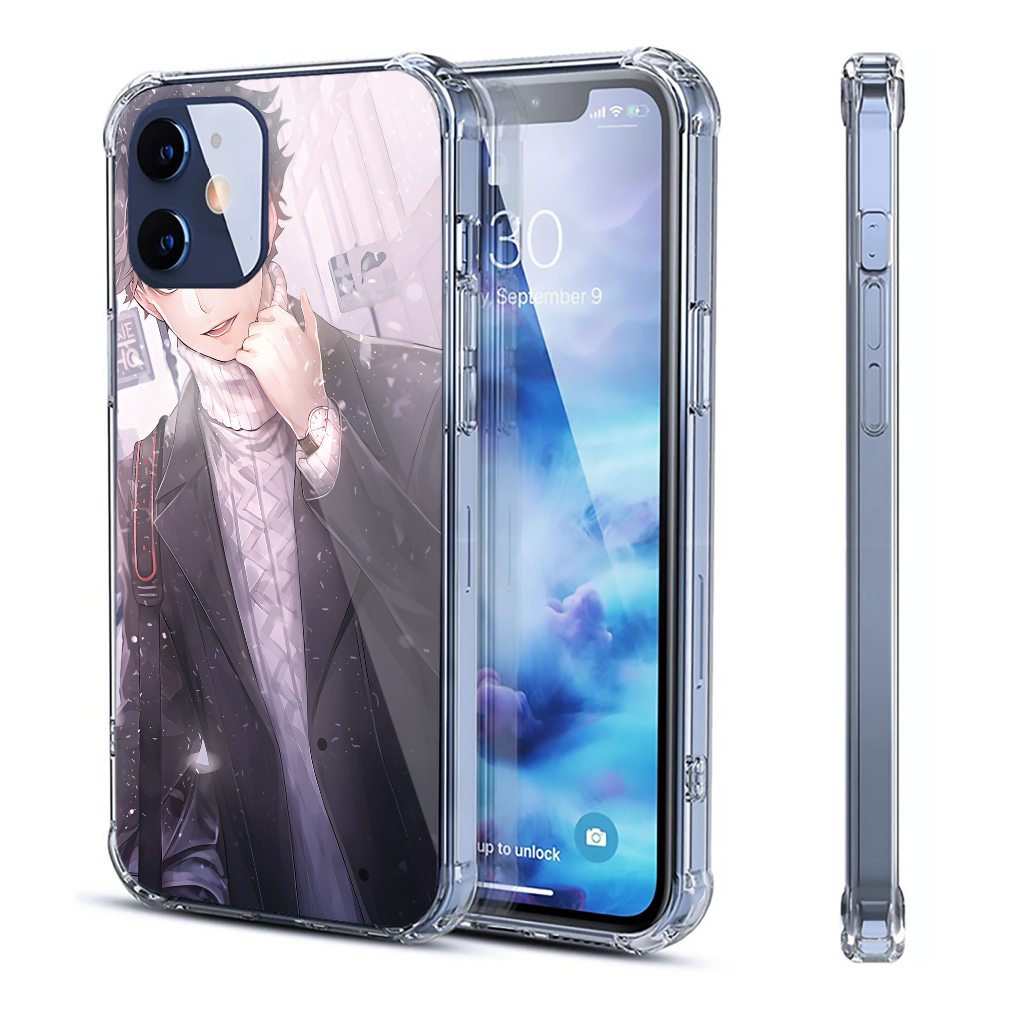 （画像用） ハイキュー!! Haikyu!! 【iPhone 12シリーズ対応】透明スマホケース（クリアソフトケース）
